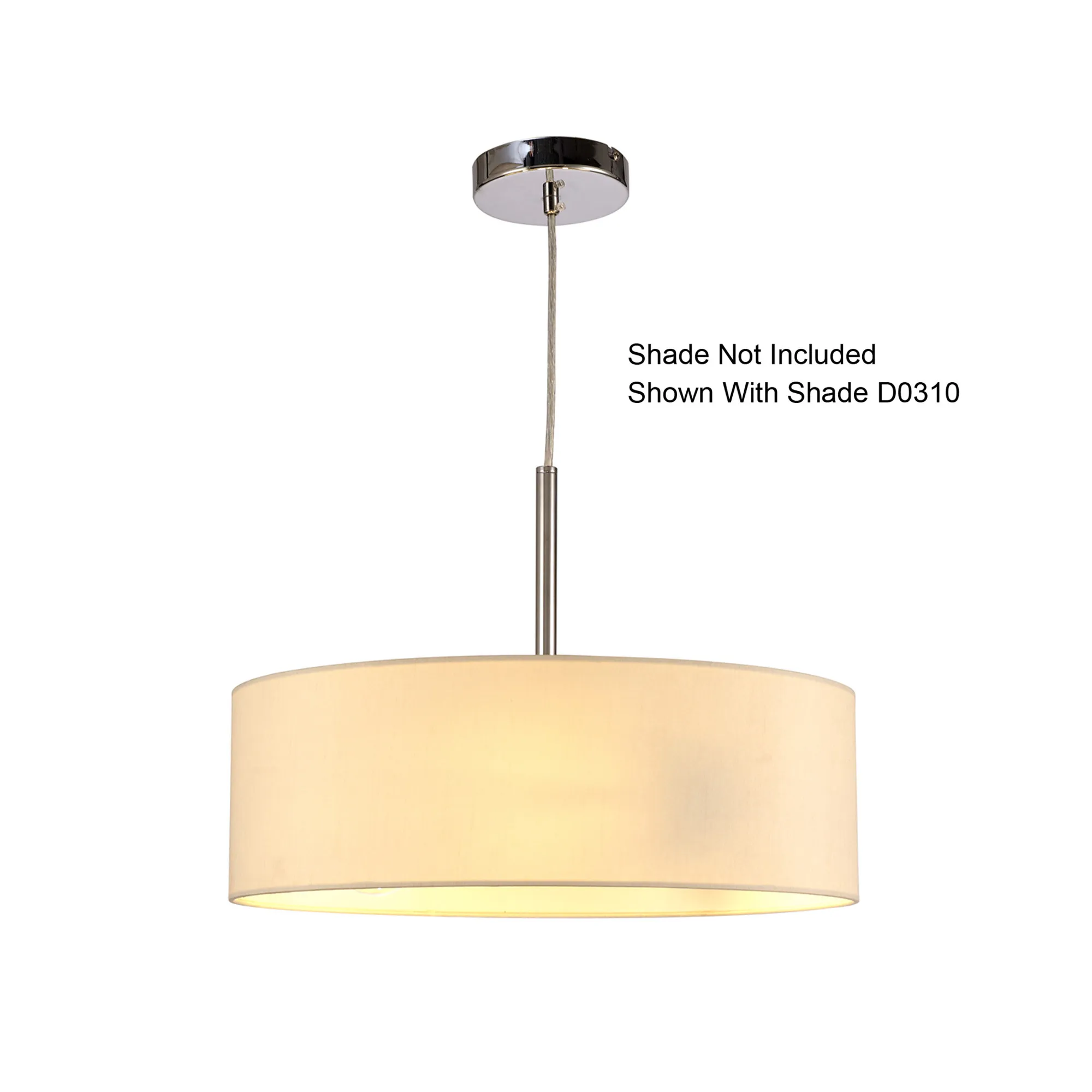 Baymont Pendant 3 Light Polished Chrome D0339  Deco Baymont PC